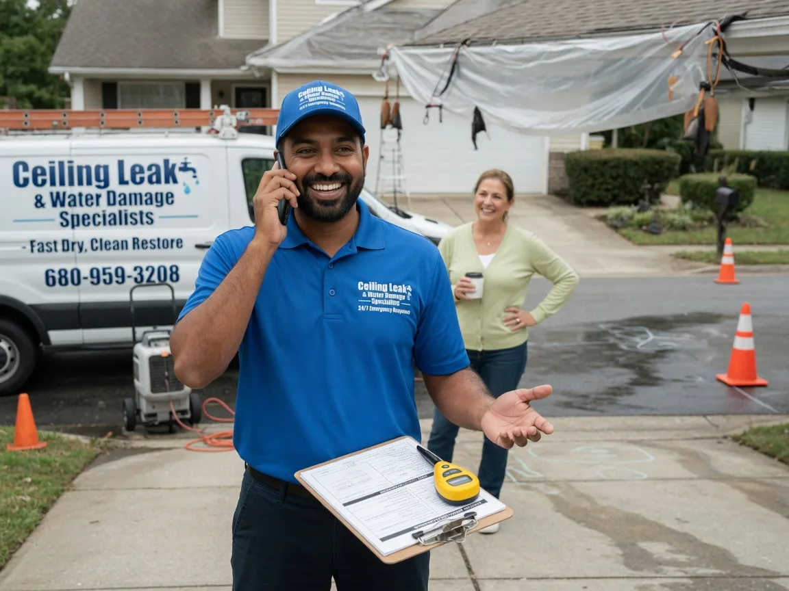 Ceiling Leak Cleanup Elk Creek, MO FAQs